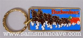 Budweiser Clydesdale Wagon Keychain