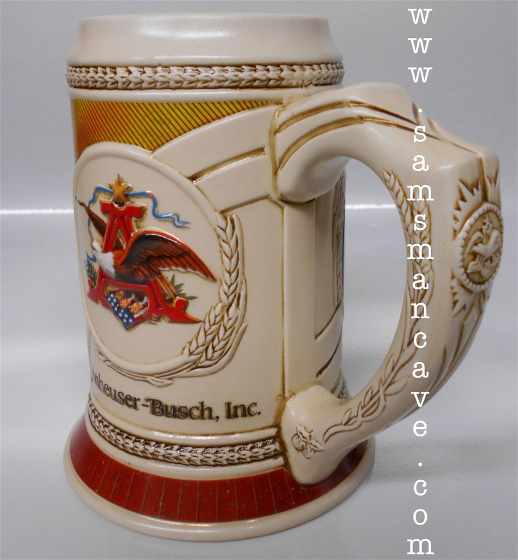 Historic Budweiser Advertising Series Stein & Tin II