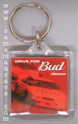 Budweiser Drive For Bud Racing Keychain