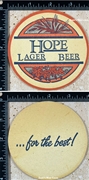 Hope Lager Beer Coaster