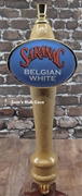 Saranac Belgian White Tap Handle
