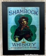 Shamrock Whiskey Framed Print