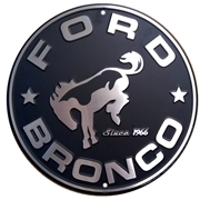 Ford Bronco Round Sign
