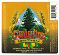 Timberline Lemon Wheat Ale Sticker Label
