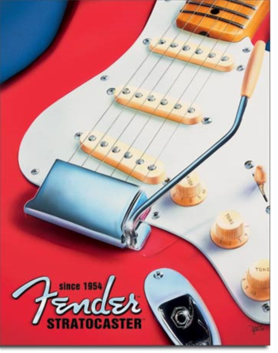 Fender Strat Since 1954 Tin Sign