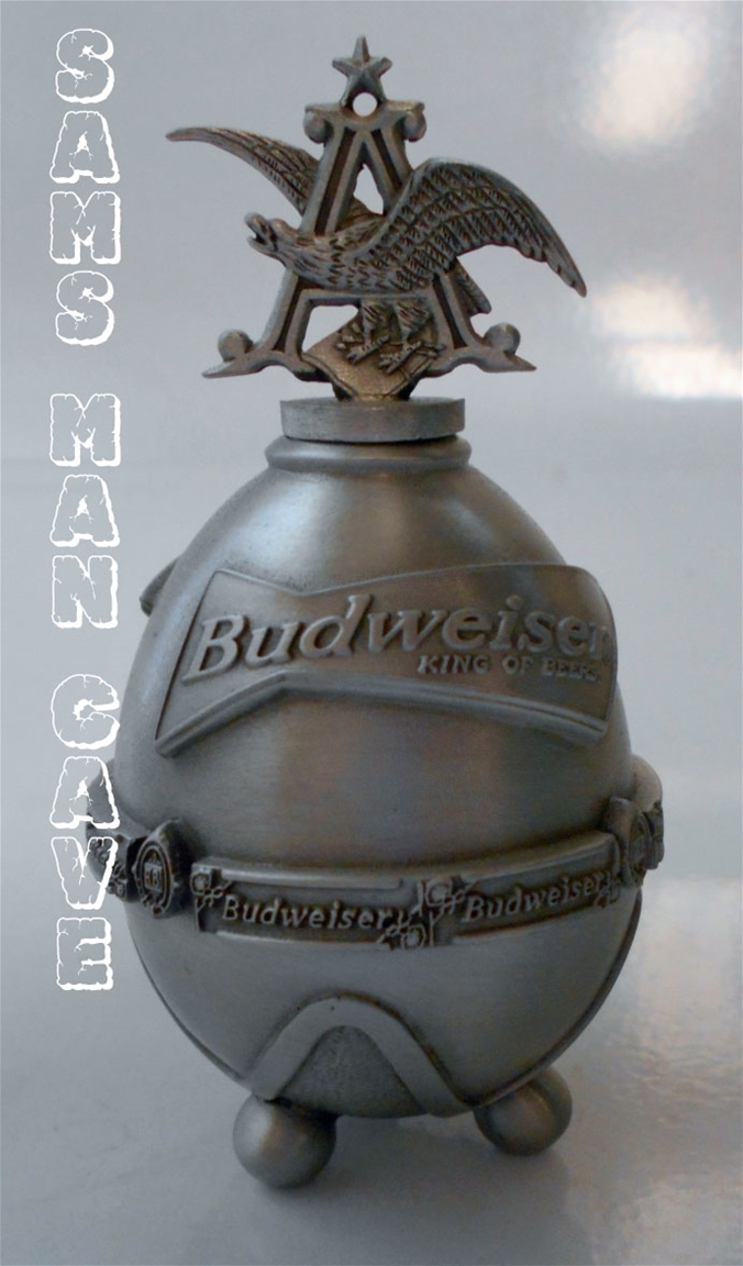 Budweiser Pewter Egg #2 Budweiser Bottle