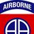 US Army 82nd Airborne Tap Handle