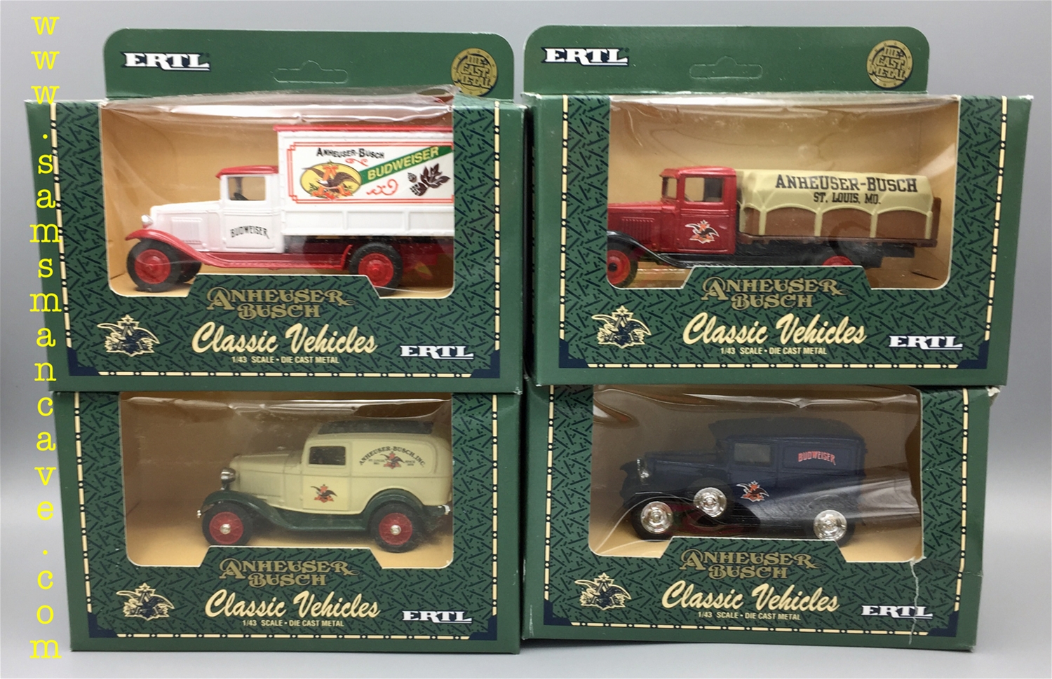 Anheuser-Busch Classic Vehicles Set of Four