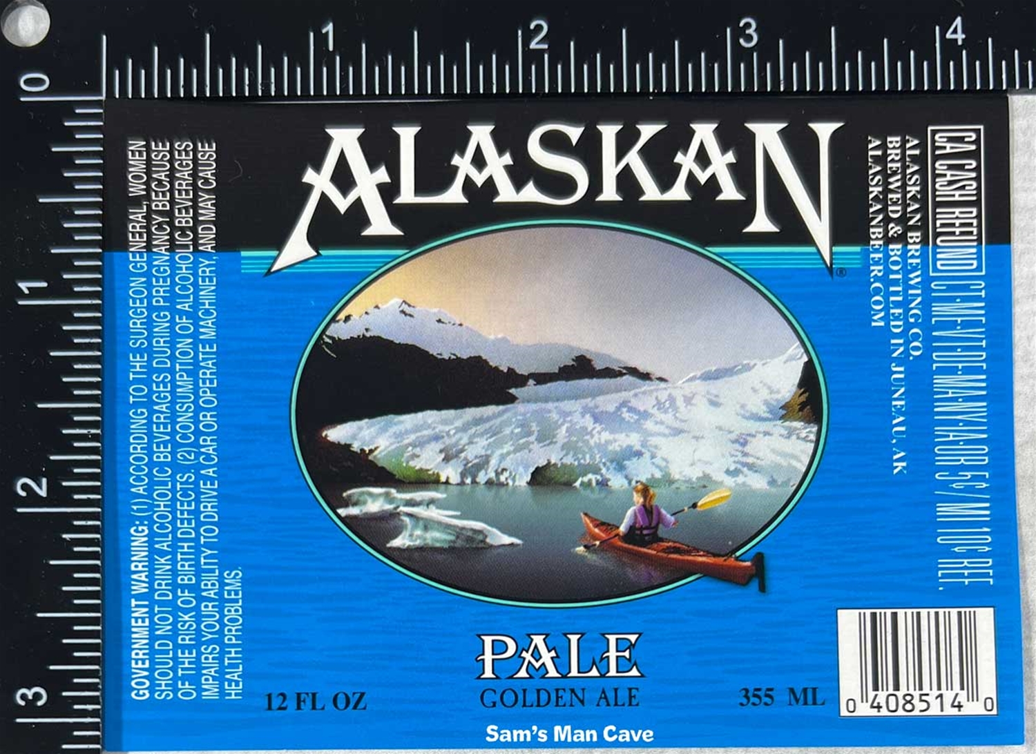 Alaskan Pale Golden Ale Label