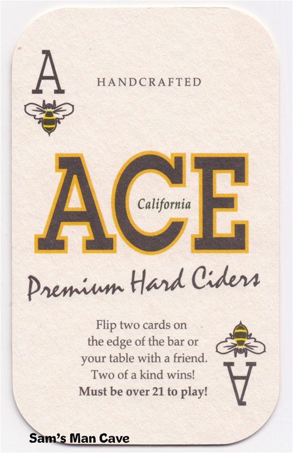 Ace Premium Hard Ciders Beer Coaster