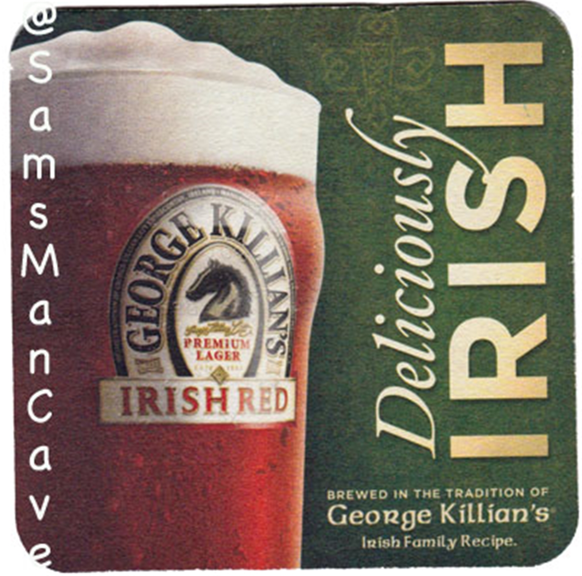 George Killian's Irish Red Deliciously Irish Beer Coaster