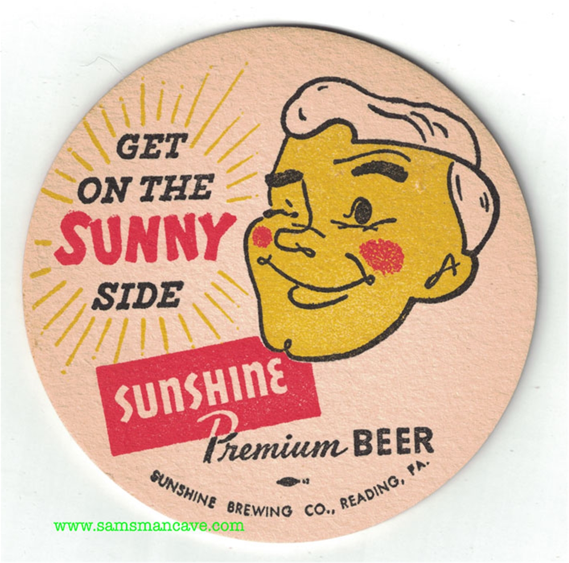 Sunshine Sunny Side Beer Coaster