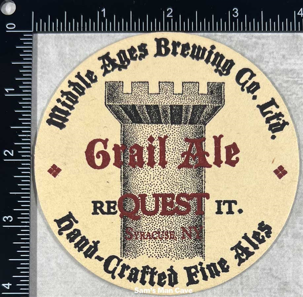 Grail Ale Beer Coaster