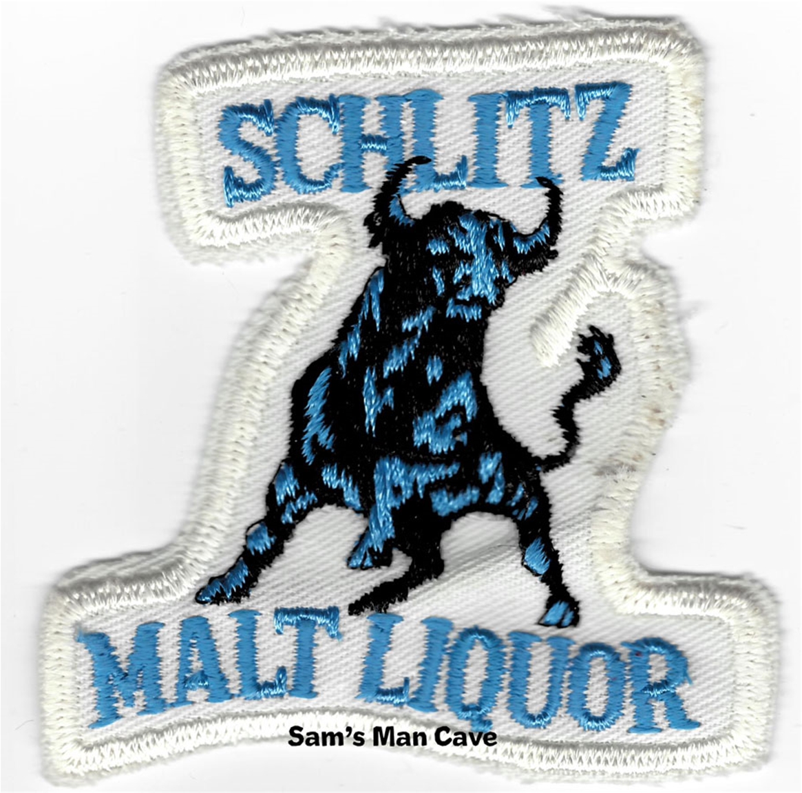 Schlitz Malt Liquor Bull Beer Patch