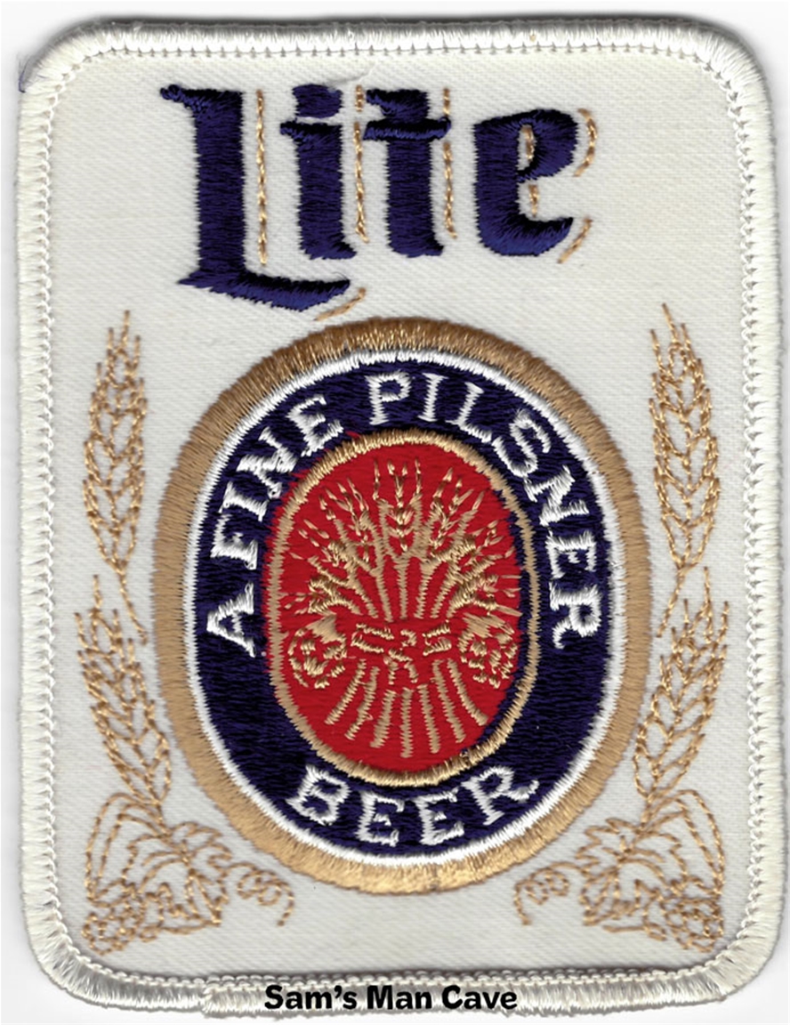 Lite Beer Patch front of patch