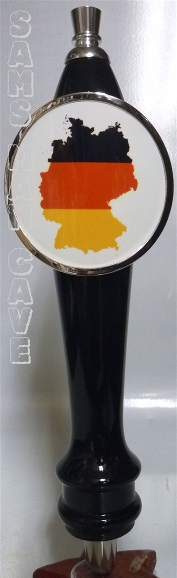 Germany Flag Map Tap Handle