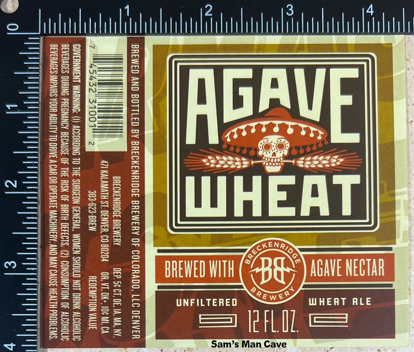 Agave Wheat Ale Label