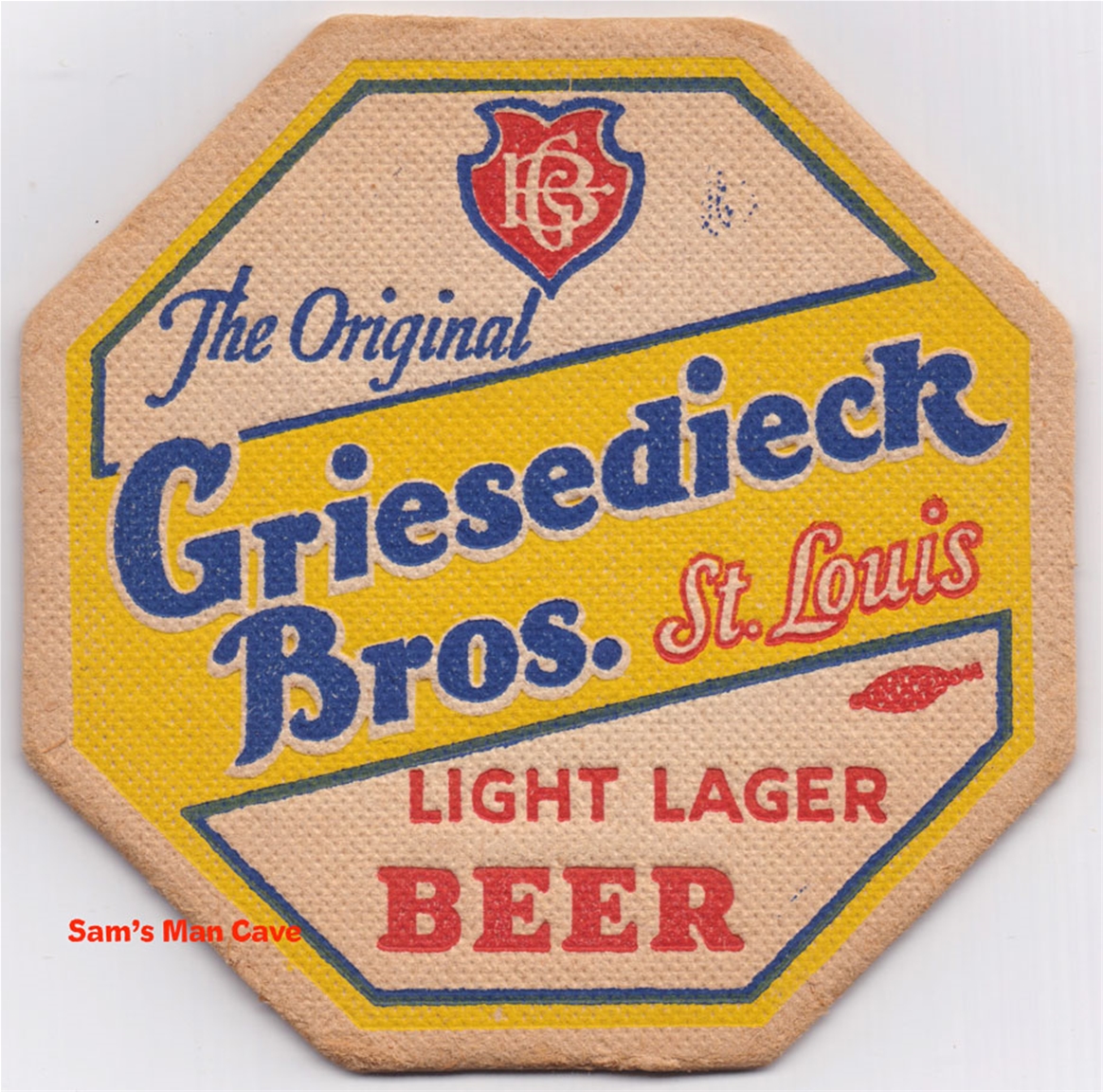Griesedieck Bros. Beer Coaster