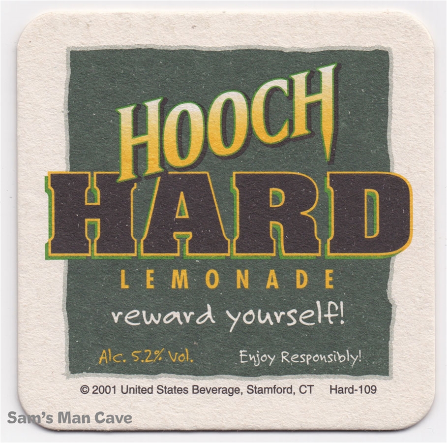 Hooch Hard Lemonade Beer Coaster