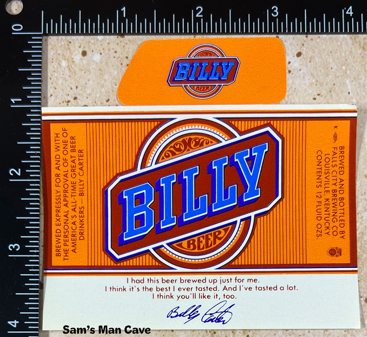 Billy Beer Label
