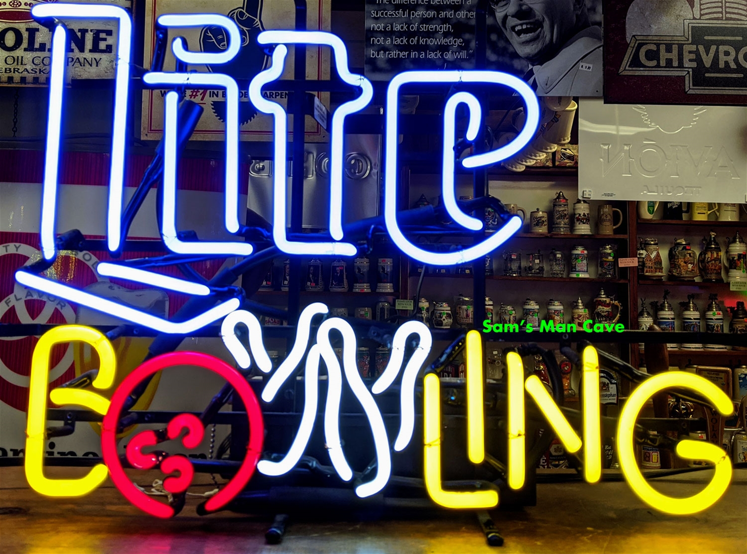 Miller Lite Bowling Neon