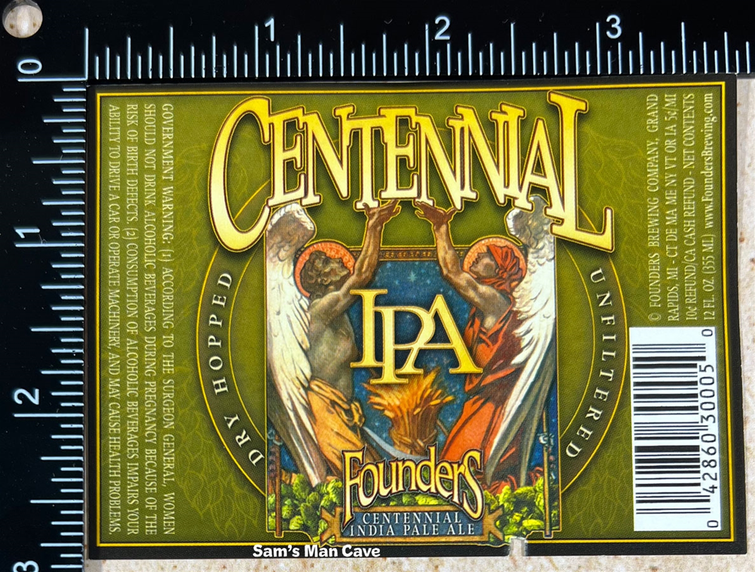 Founders Centennial IPA Label