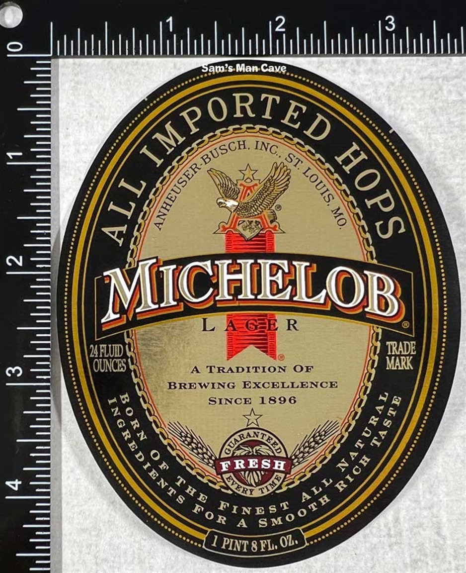 Michelob Lager Beer Label