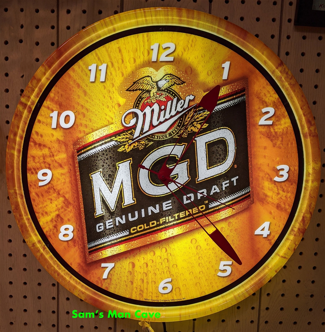 Miller Genuine Draft Clock