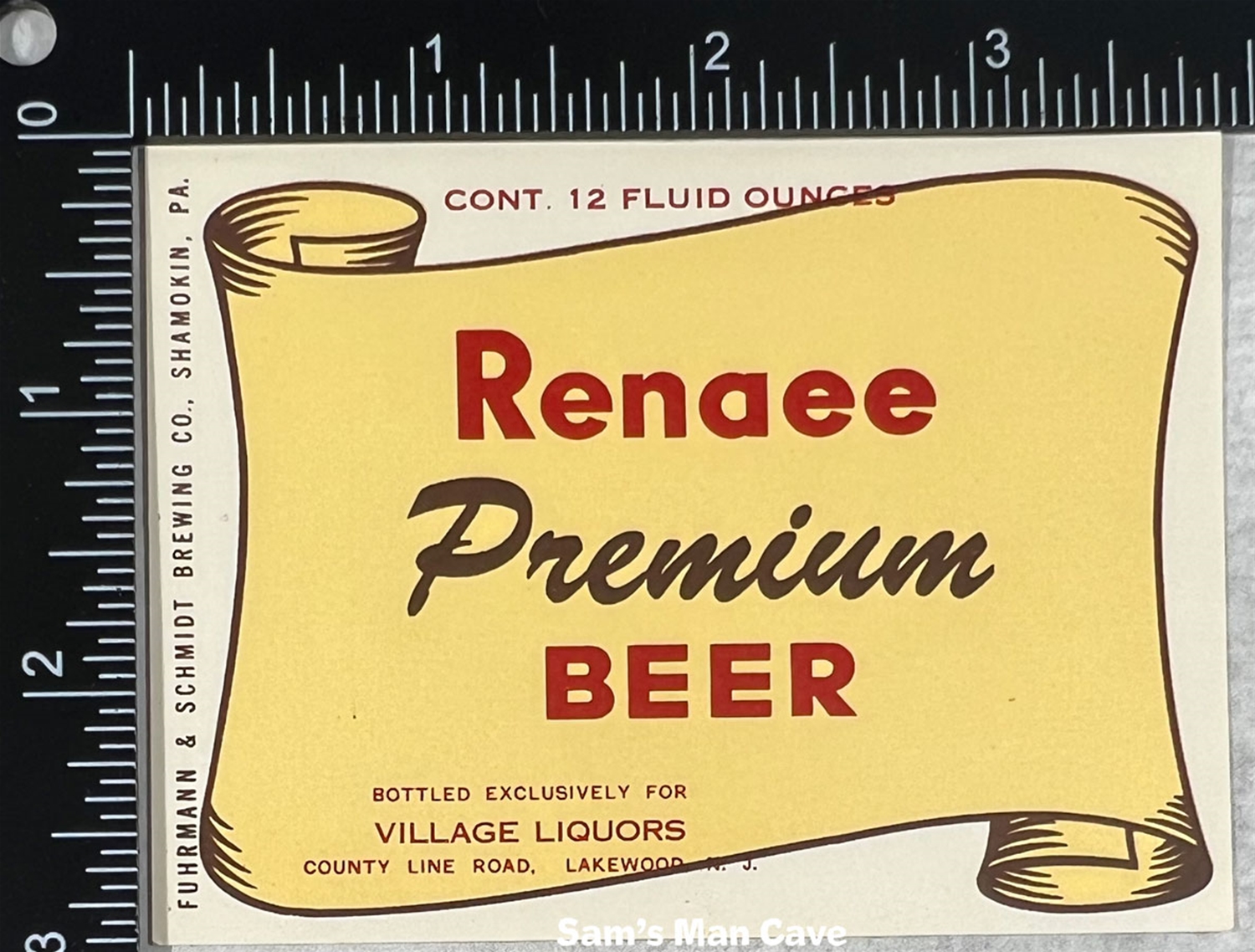 Renaee Premium Beer Label