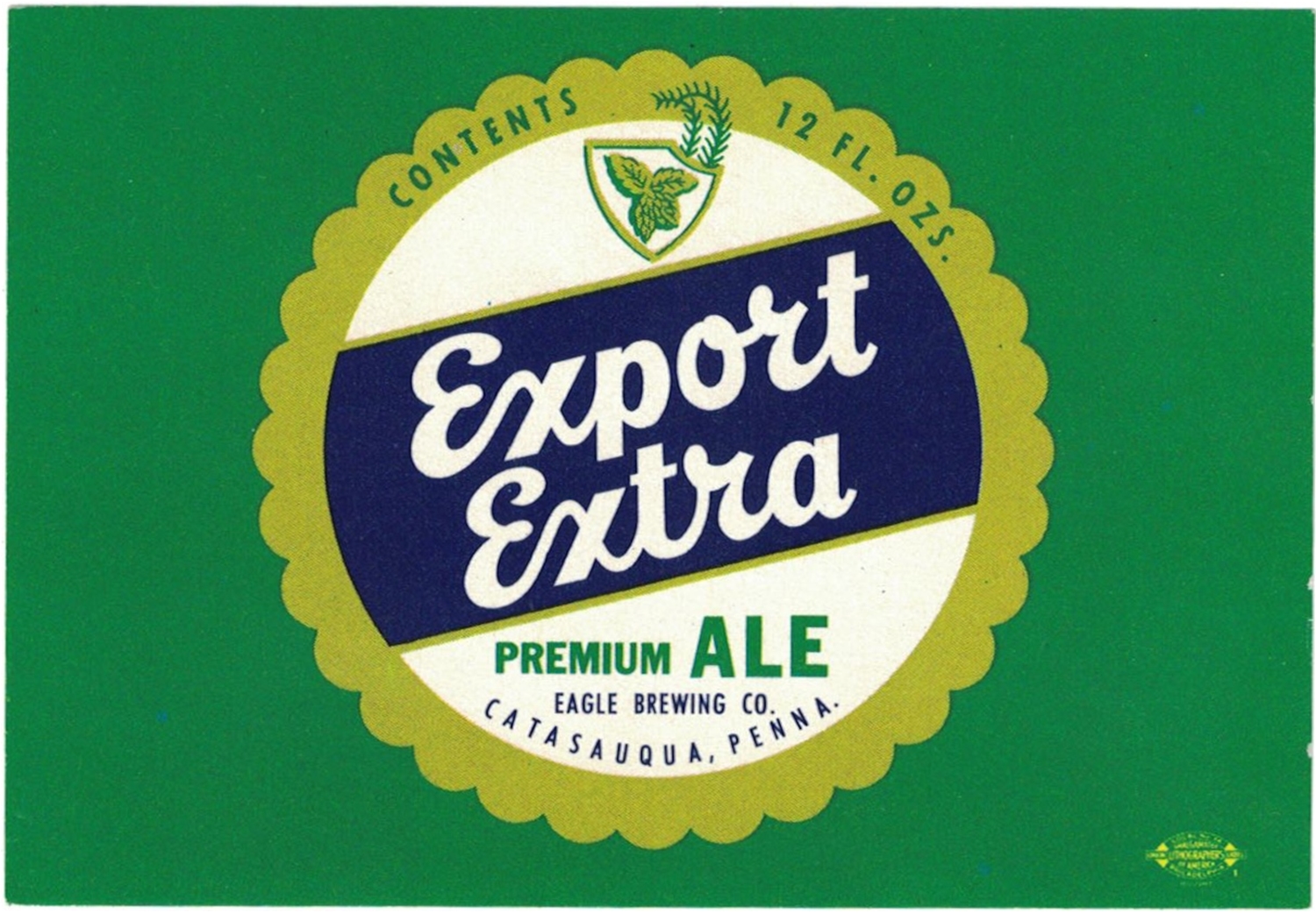 Export Extra Beer Label