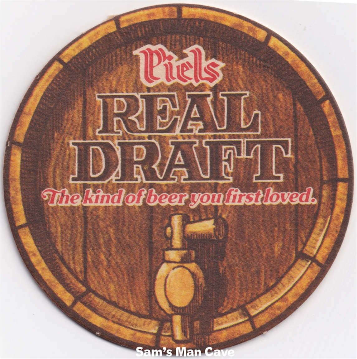 Piels Real Draft Beer Coaster
