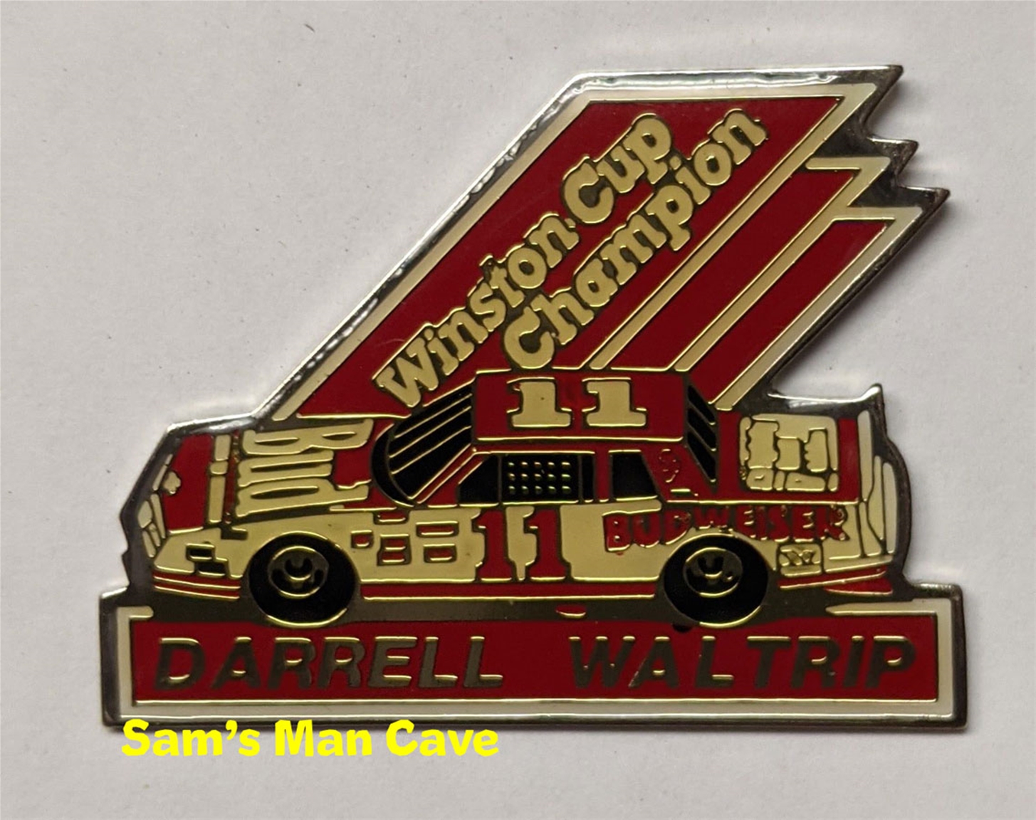 Budweiser Darrell Waltrip Winston Cup Champion Pin