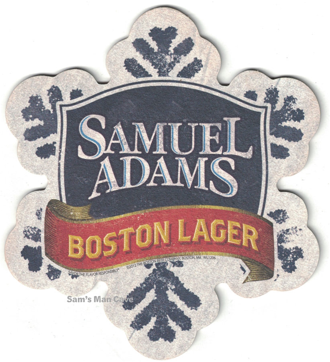 Samuel Adams Boston Lager Winter Lager Beer Coaster