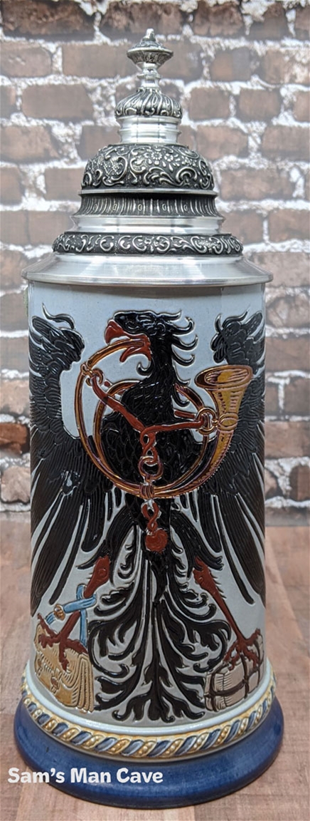German Postal Eagle Beer Stein