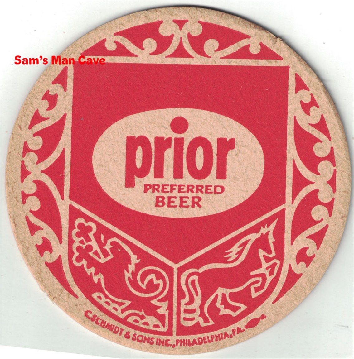 Prior Preferred Beer Coaster