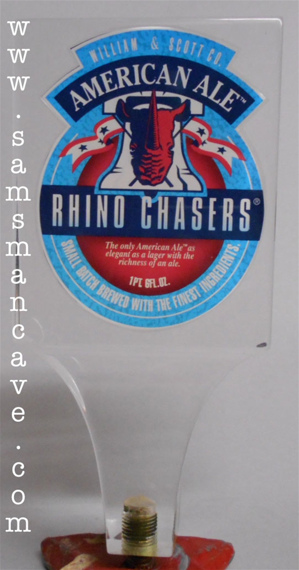 Rhino Chasers American Ale Tap Handle