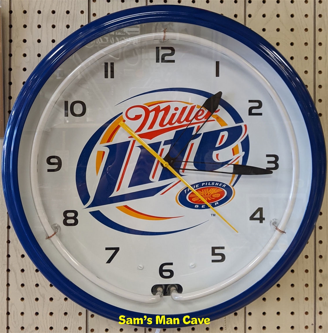 Miller Lite Neon Clock