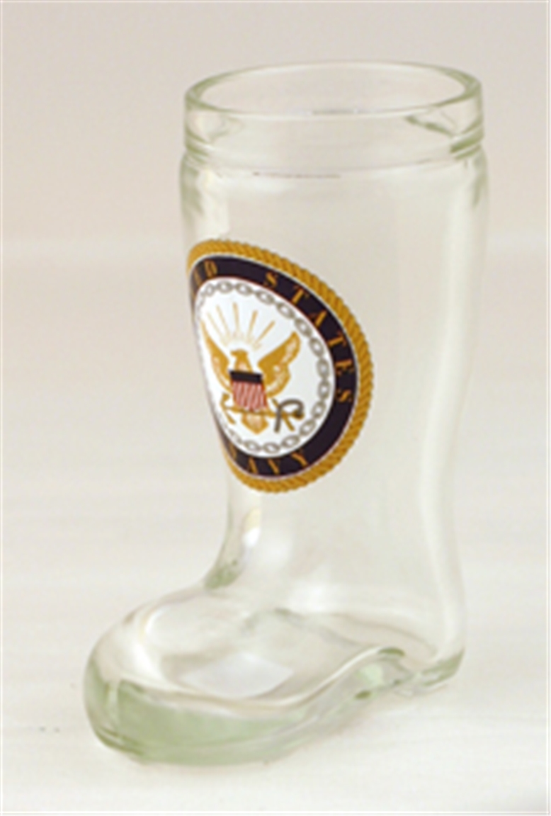 Navy Mini Boot Shot Glass