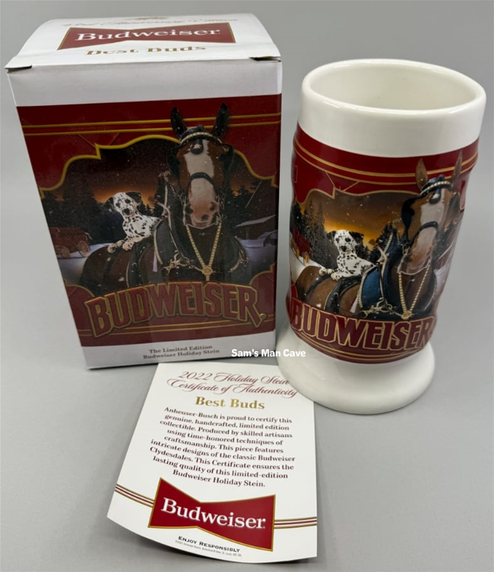 2022 Budweiser Holiday Best Buds Holiday Mug - FLAWED