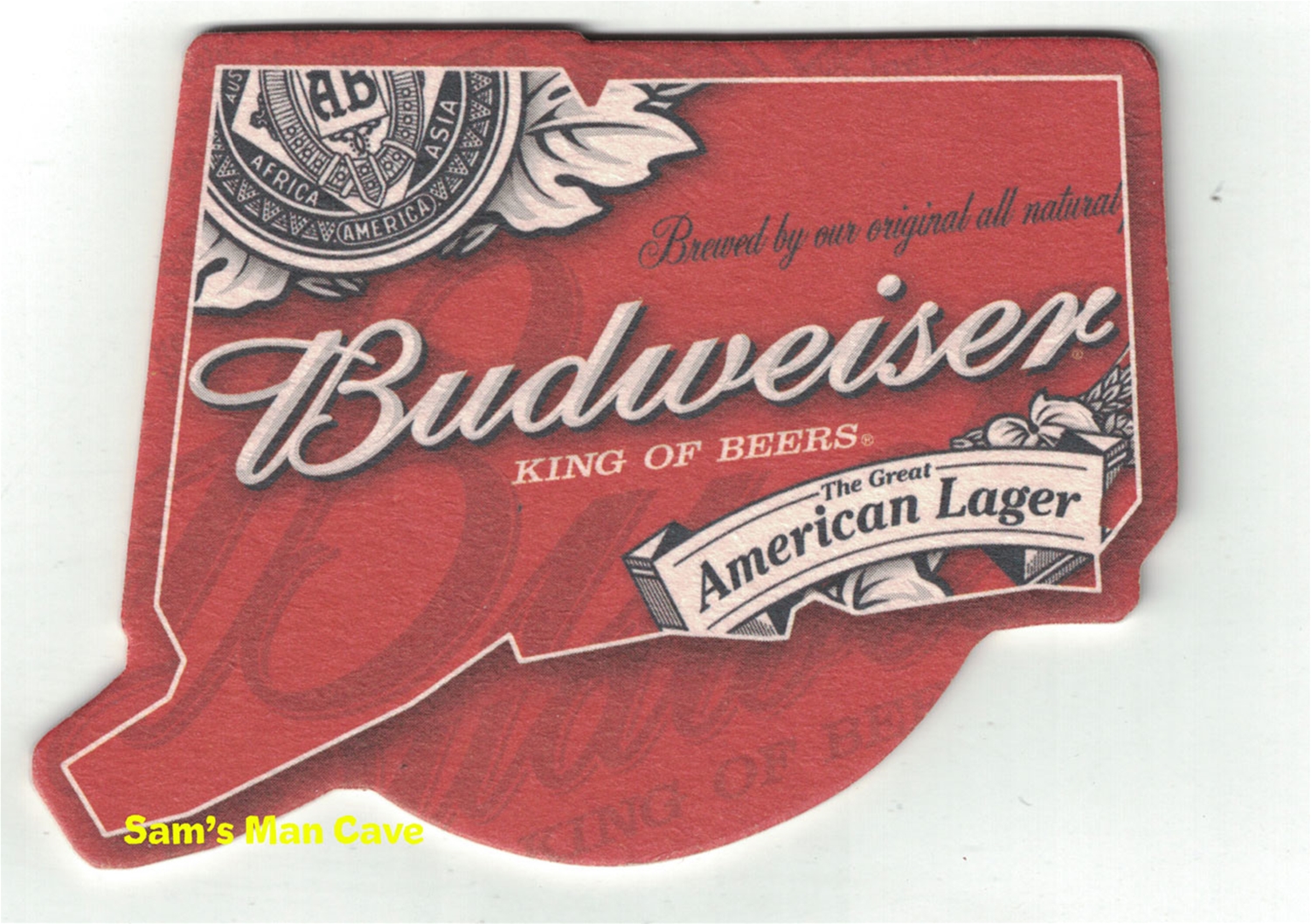 Budweiser Connecticut Beer Coaster 