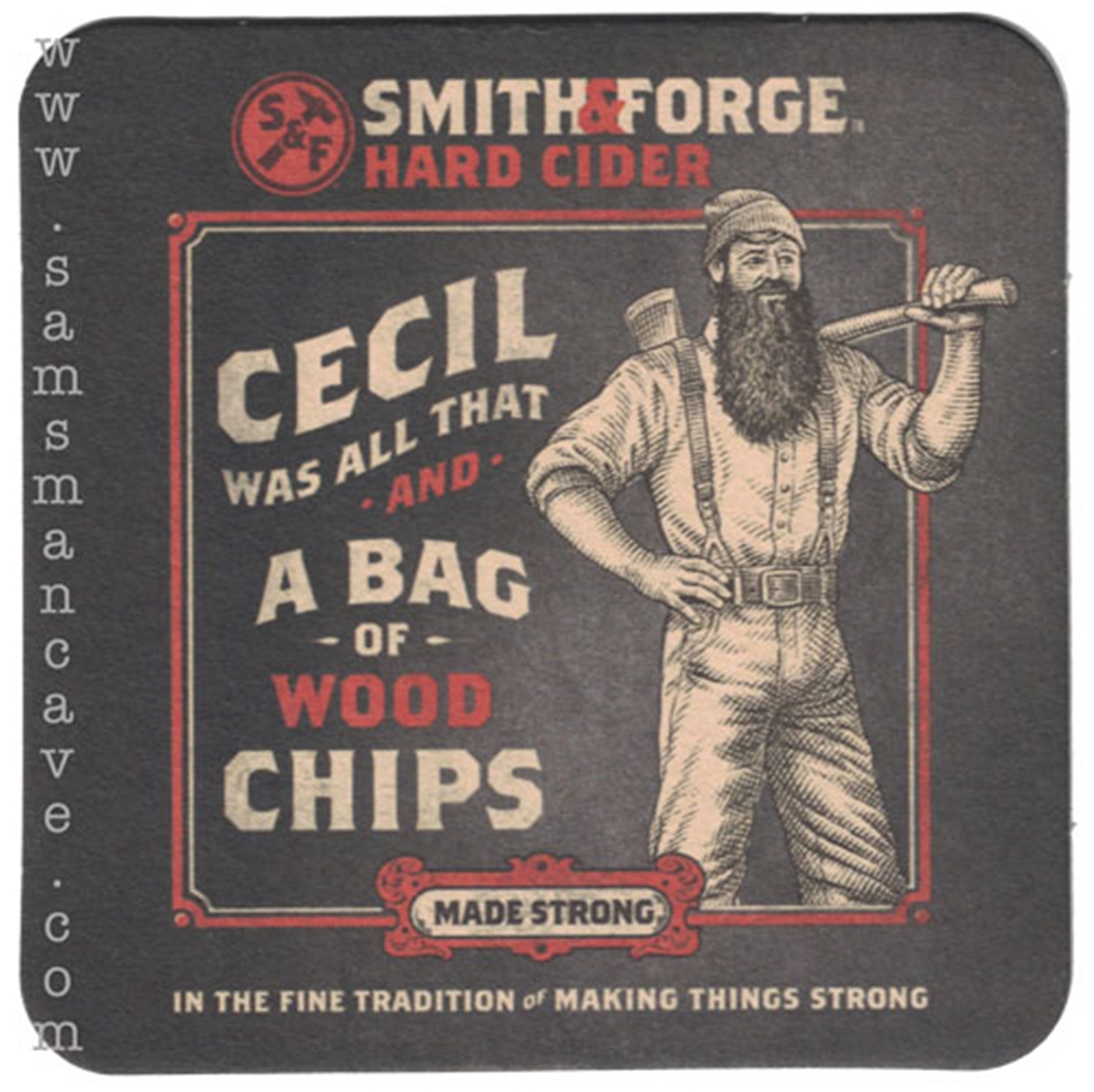 Smith & Forge Hard Cider Cecil Beer Coaster