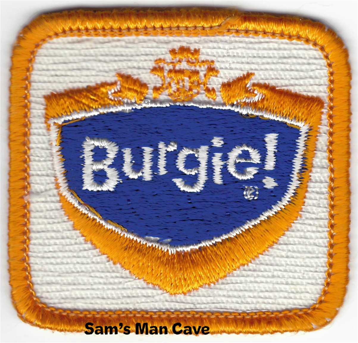 Burgie Beer Patch front of patch