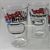 Bud Racing NASCAR Racetrack Pint Glass Set of Four