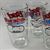 Bud Racing NASCAR Racetrack Pint Glass Set of Four