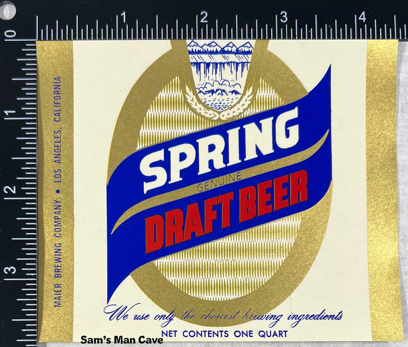 Spring Draft Beer Label