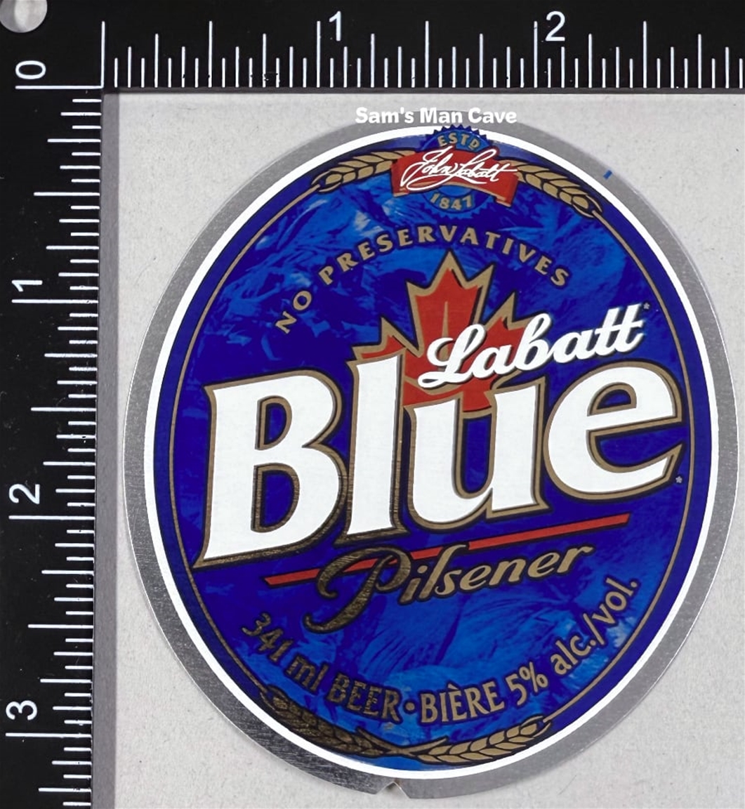 Labatt Blue Pilsener Label 