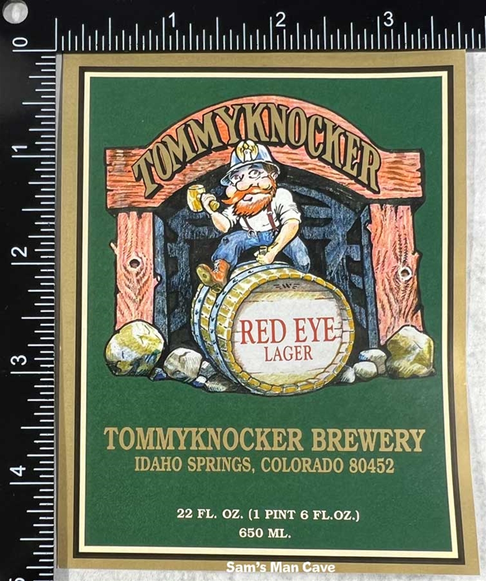 Tommyknocker Red Eye Ale Label