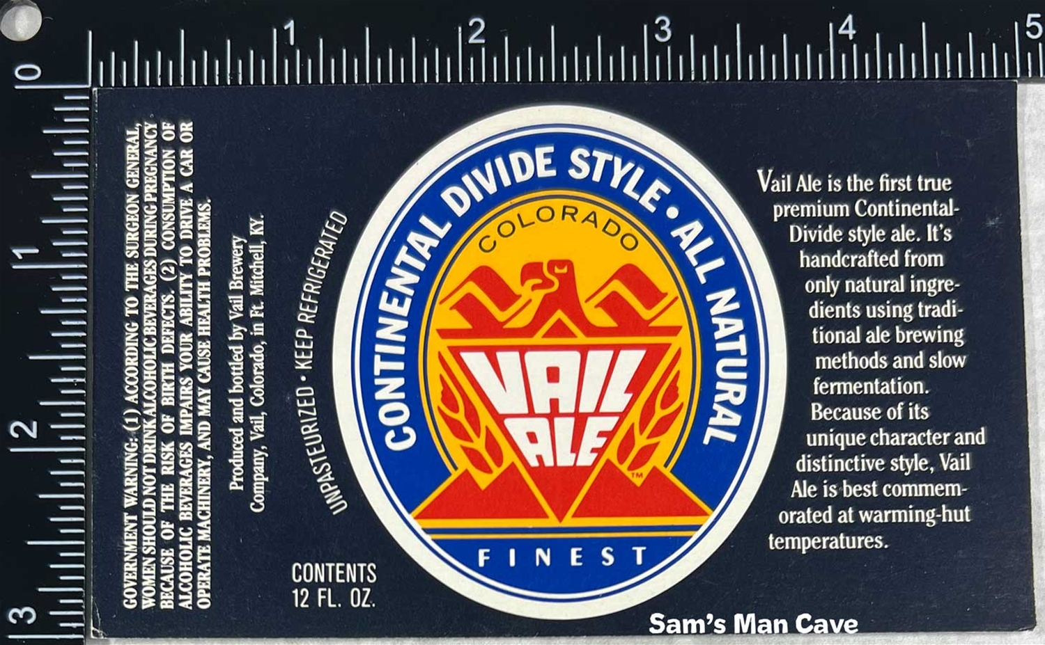 Vail Ale Label