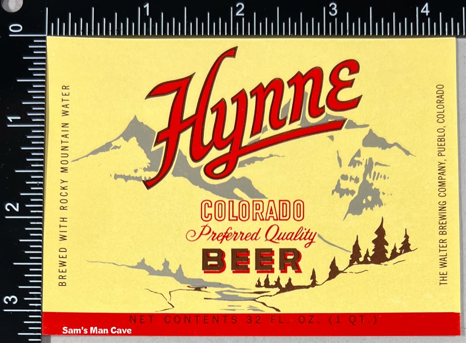 Hynne Colorado Beer Label