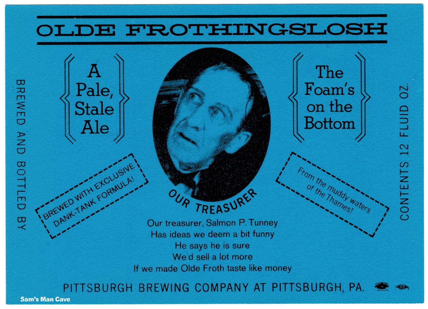 Olde Frothingslosh Ale Label